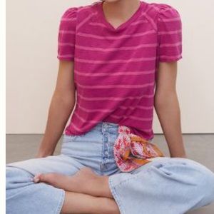 Anthropologie / T.La Puff-SleevedTee